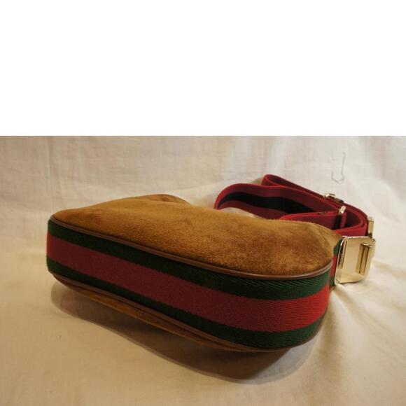 GUCCI Suede Shoulder Bag - Picture 3 of 5
